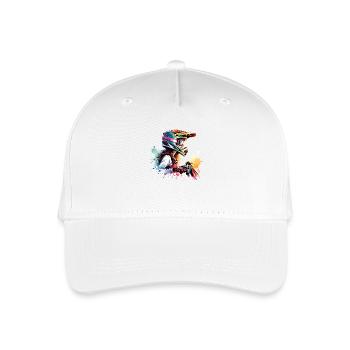 Motocross Femmes Filles Fille - Casquette de baseball bio Enfant - blanc - Devant