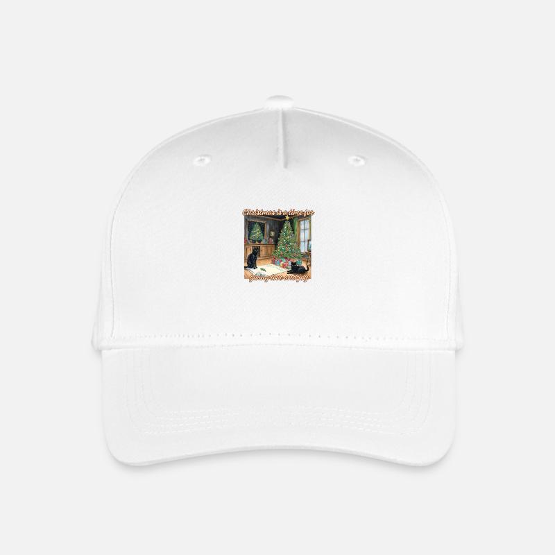 Weihnachtskatzen - Kinder Bio Basecap - Weiß