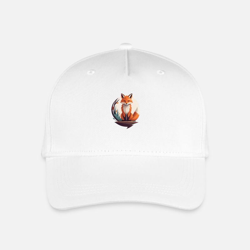Fuchs - Kinder Bio Basecap - Weiß