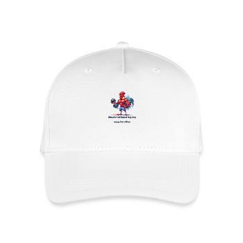 Gym Legday funny saying - Organic Kids’ Baseball Cap - white - Front