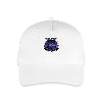 Escape to the Virtual World – Future VR-Design - Organic Kids’ Baseball Cap - white - Front