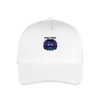 Escape to the Virtual World – Future VR-Design - Organic Kids’ Baseball Cap - white - Front