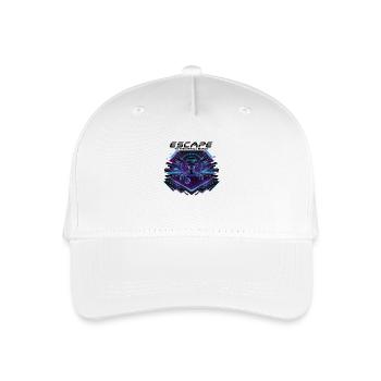 Escape to the Virtual World – Future VR-Design - Organic Kids’ Baseball Cap - white - Front
