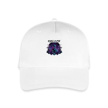 Escape to the Virtual World – Future VR-Design - Organic Kids’ Baseball Cap - white - Front