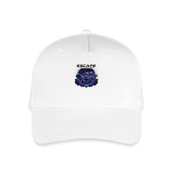 Escape to the Virtual World – Future VR-Design - Organic Kids’ Baseball Cap - white - Front