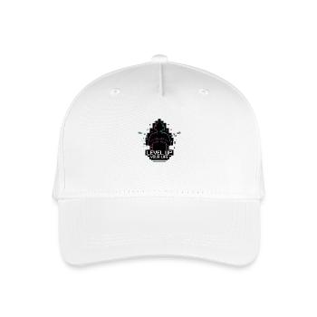 Level Up Your Life – Gamer-Silhouette - Kinder Bio Basecap - Weiß - Vorne