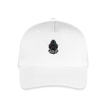 Level Up Your Life – Gamer-Silhouette - Kinder Bio Basecap - Weiß - Vorne