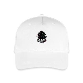Level Up Your Life – Gamer-Silhouette - Kinder Bio Basecap - Weiß - Vorne