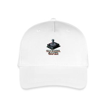 Old School Gamer – Joystick rétro - Casquette de baseball bio Enfant - blanc - Devant
