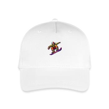 Planche à neige - Casquette de baseball bio Enfant - blanc - Devant