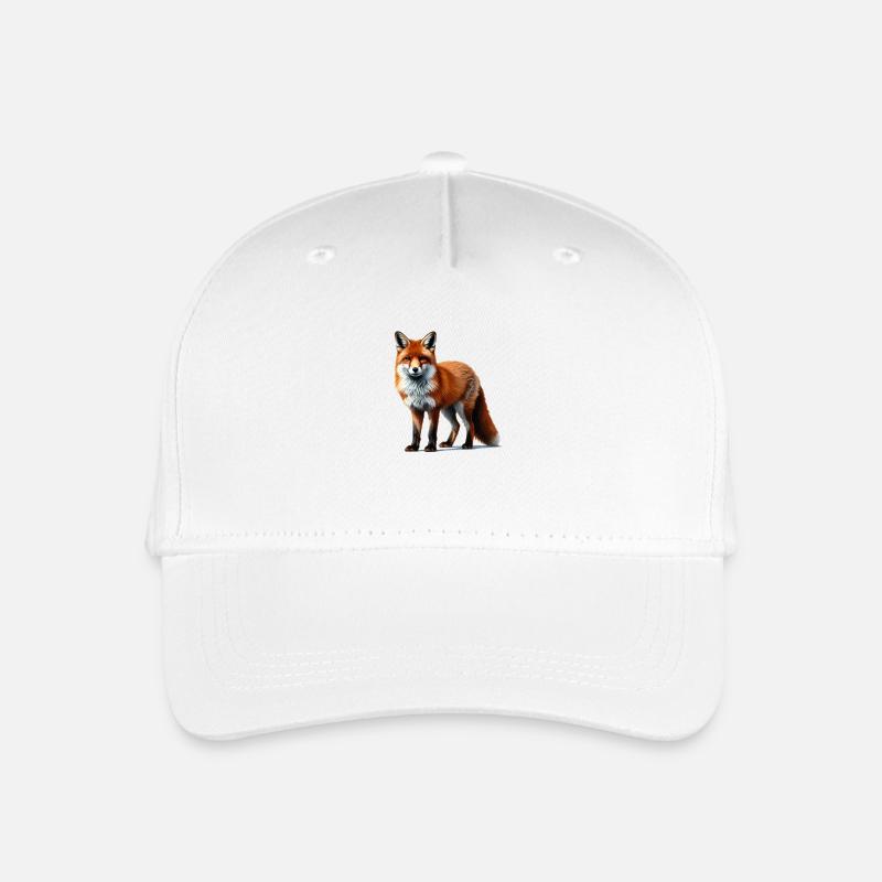 Fuchs - Kinder Bio Basecap - Weiß