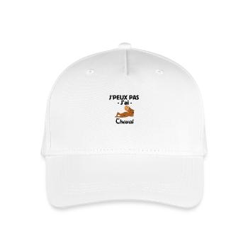 Wild Tribal Horse Liebhaber Pferd - Kinder Bio Basecap - Weiß - Vorne