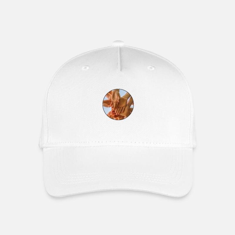 Children's hands - Organic Kids’ Baseball Cap - white