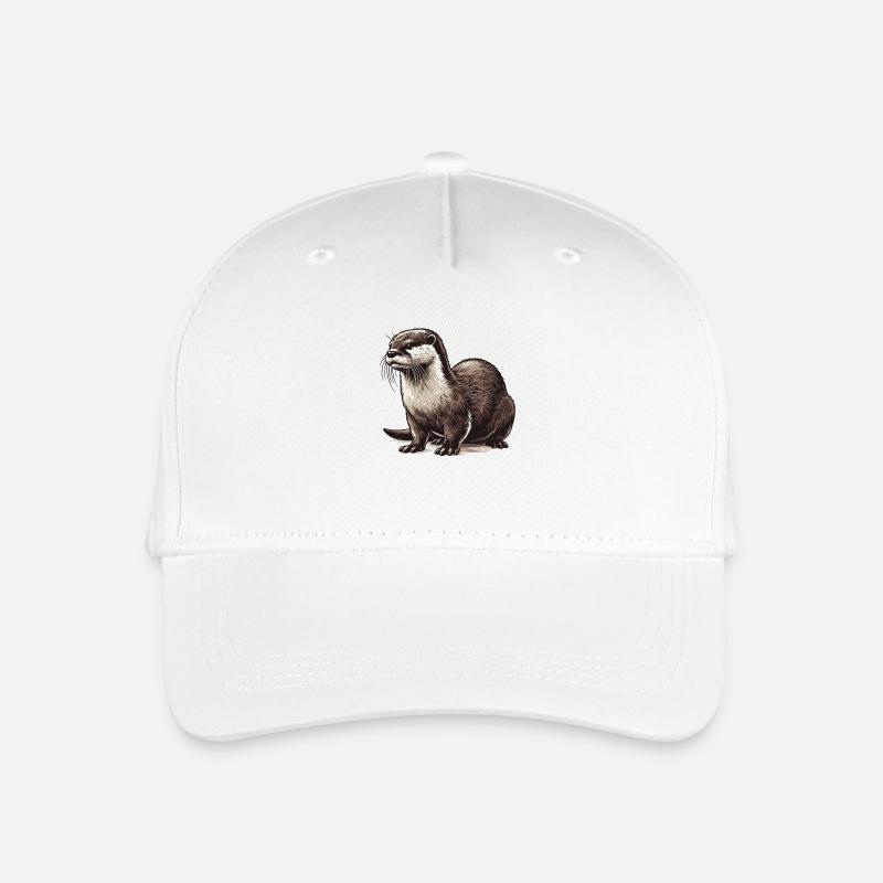 Loutre - Casquette de baseball bio Enfant - blanc