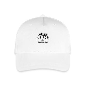 König des Wohnmobils Wohnmobil Humor Geschenk - Kinder Bio Basecap - Weiß - Vorne