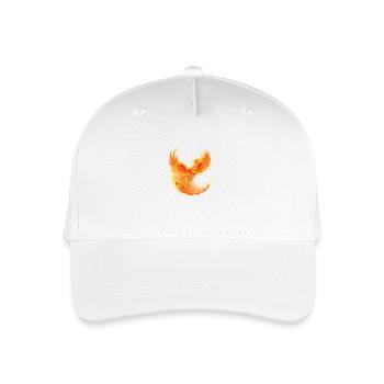 Phénix brûlant - Casquette de baseball bio Enfant - blanc - Devant