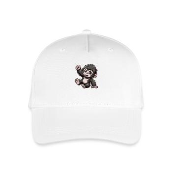 Gorille Enfant - Casquette de baseball bio Enfant - blanc - Devant