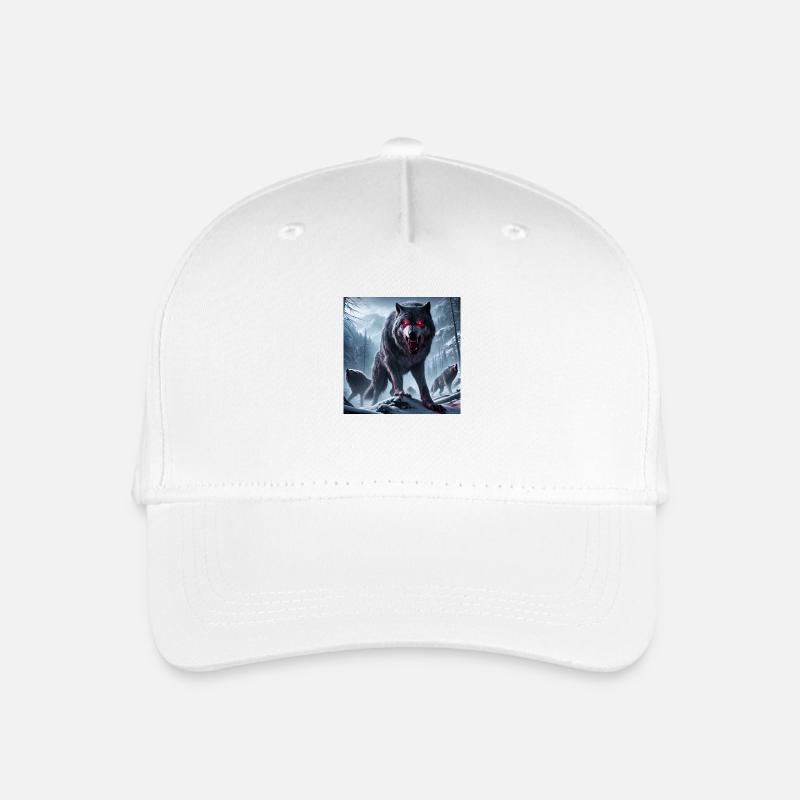 URSPRÜNGLICHER WÖLF - Kinder Bio Basecap - Weiß