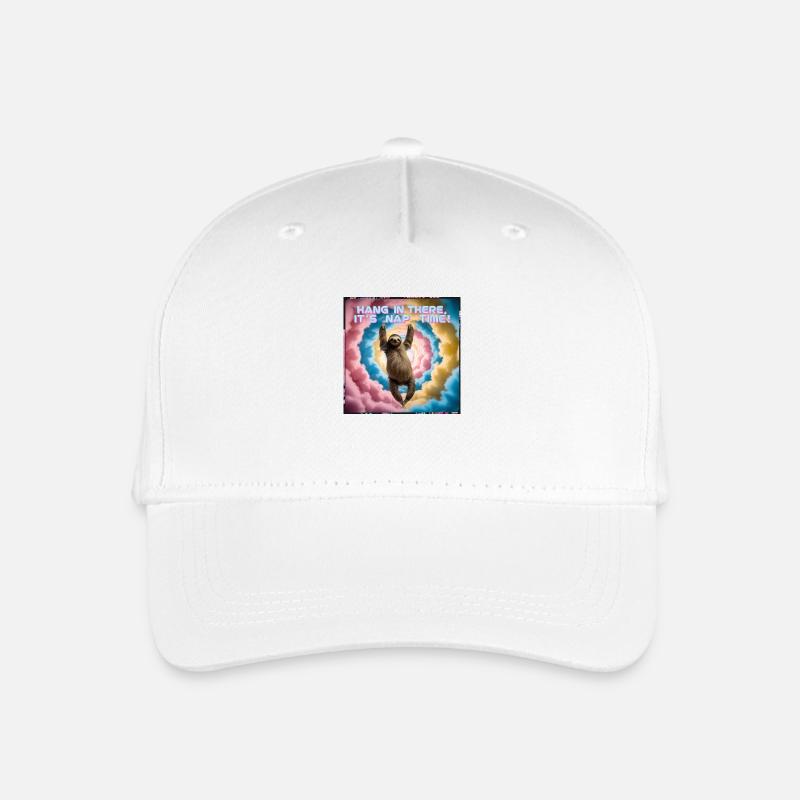Halten Sie durch, es ist Zeit für ein Nickerchen - Kinder Bio Basecap - Weiß