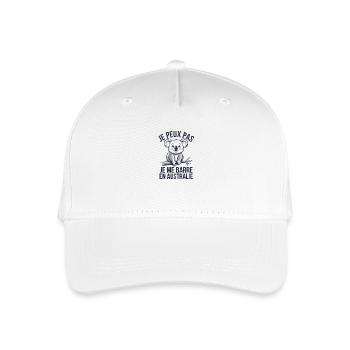 je peux pas je me barre en Australie - Casquette de baseball bio Enfant - blanc - Devant