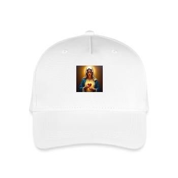 Sainte Marie Marie Vierge Marie Sainte - Casquette de baseball bio Enfant - blanc - Devant