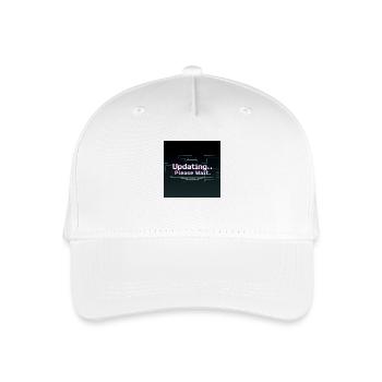 Glitch Update Loading Screen - Organic Kids’ Baseball Cap - white - Front