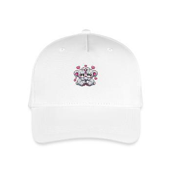 Verliebte Koalas - Kinder Bio Basecap - Weiß - Vorne