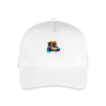 Bunte Schuhe - Kinder Bio Basecap - Weiß - Vorne