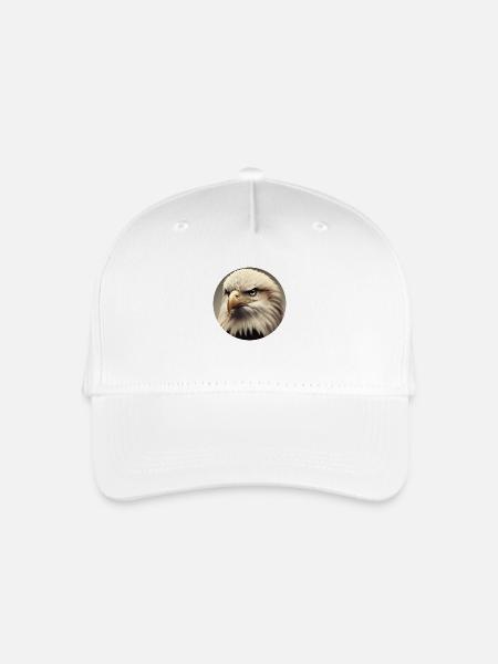 Weißkopfseeadler - Kinder Bio Basecap - Weiß