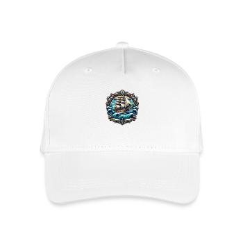 Logo du voilier - Casquette de baseball bio Enfant - blanc - Devant