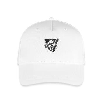 Schlagzeug-Trommler - Kinder Bio Basecap - Weiß - Vorne