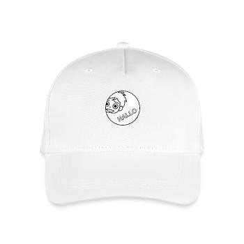 Little Phiri sagt "Hallo!" - Kinder Bio Basecap - Weiß - Vorne