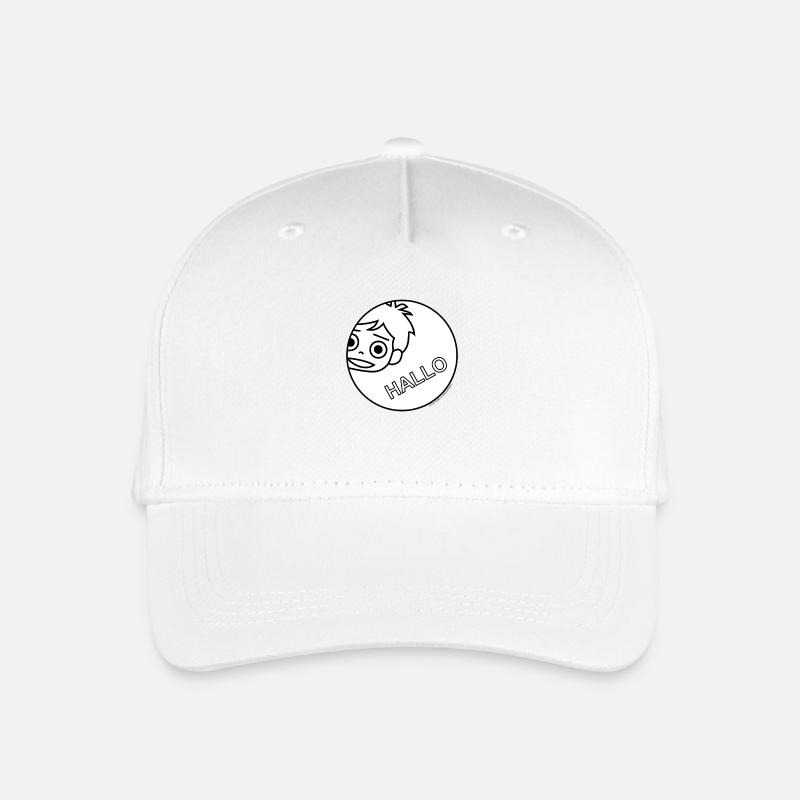 Little Phiri sagt "Hallo!" - Kinder Bio Basecap - Weiß