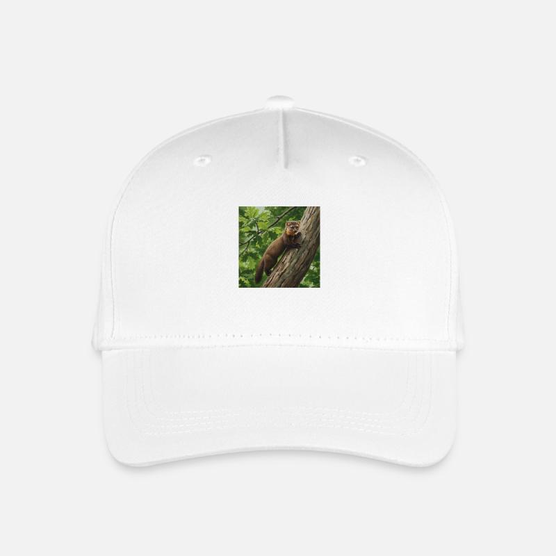 Marder - Kinder Bio Basecap - Weiß