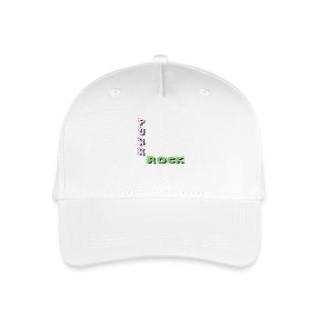 Punk punk rock - Casquette de baseball bio Enfant - blanc - Devant