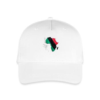 Drapeau panafricain sur la carte de l’Afrique FR - Casquette de baseball bio Enfant - blanc - Devant