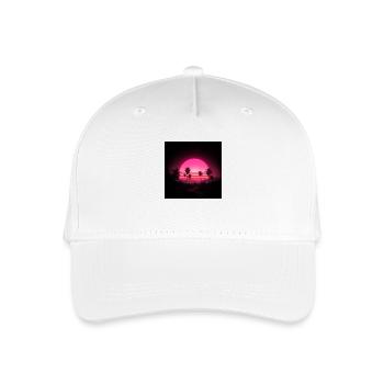 A dreamlike surreal image with high contrast an - Casquette de baseball bio Enfant - blanc - Devant