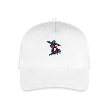 Skater - Kinder Bio Basecap - Weiß - Vorne