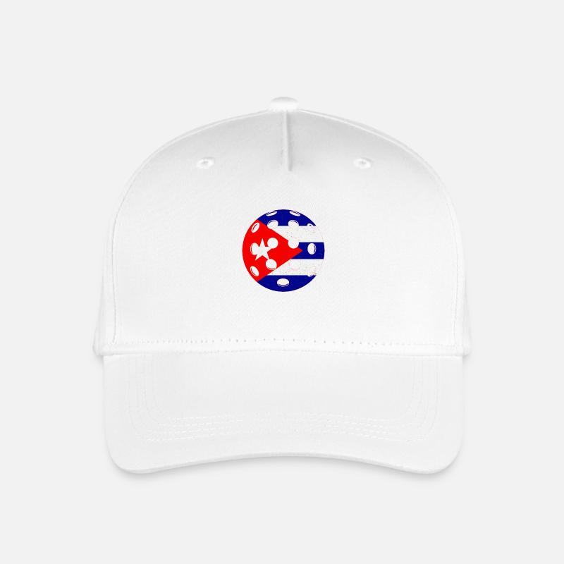 Pickleball Kuba - Kinder Bio Basecap - Weiß