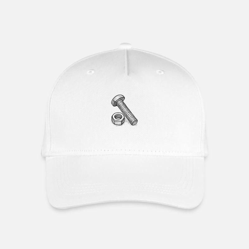 Vis et écrou - Casquette de baseball bio Enfant - blanc