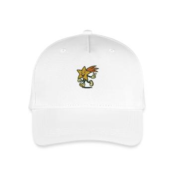 Shine & Peace – Der Gute-Laune-Stern - Kinder Bio Basecap - Weiß - Vorne
