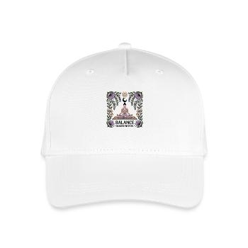 Balance Begins Within - Yoga - Kinder Bio Basecap - Weiß - Vorne