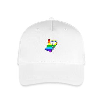 San Pedro, Regenbogen - Kinder Bio Basecap - Weiß - Vorne