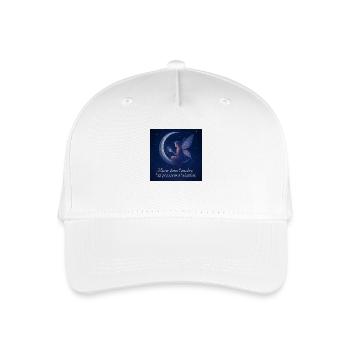 Licht und Schatten - Kinder Bio Basecap - Weiß - Vorne