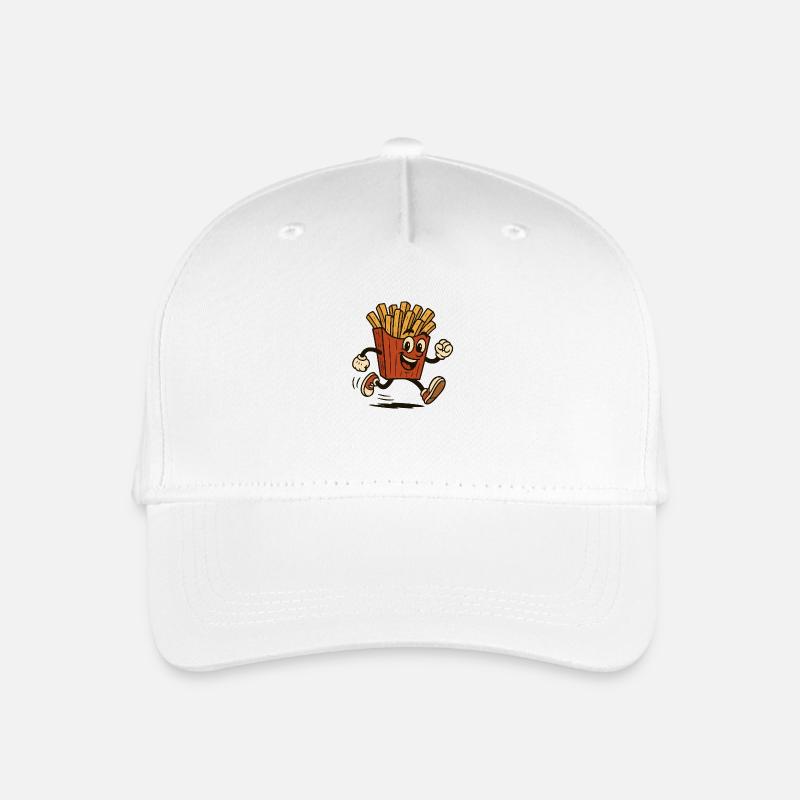 Pommes Bunt - Kinder Bio Basecap - Weiß