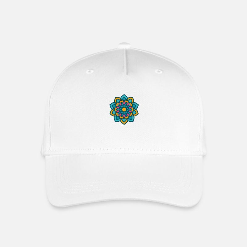 Mándala - Kinder Bio Basecap - Weiß