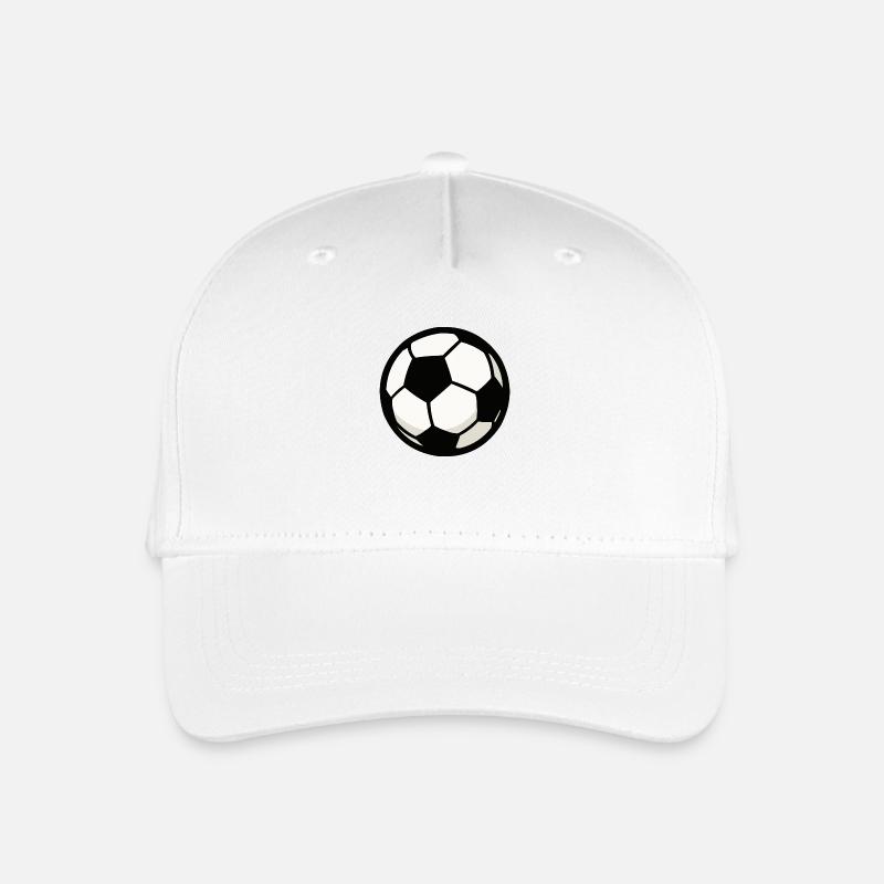 fussball - Kinder Bio Basecap - Weiß