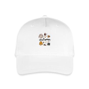 Autumn Vibes – Cozy Autumn Illustration. - Organic Kids’ Baseball Cap - white - Front