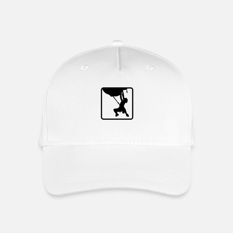 klettern01 - Kinder Bio Basecap - Weiß