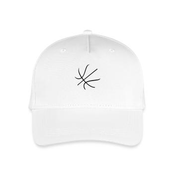 lines - Organic Kids’ Baseball Cap - white - Front
